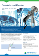 Mechatest Piston Valve Liquid Bottle Samplers