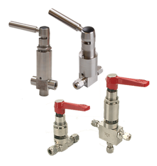 Mechatest Spring Return Handles valves Swagelok, Hoke, Fitok