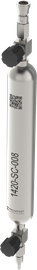 Mechatest gas liquefied gas sample cylinders with laser QR code